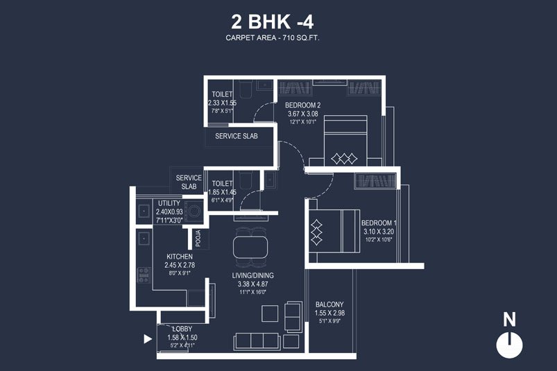 2BHK-4